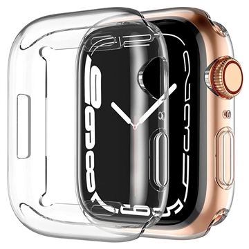 Apple Watch Series 9/8 TPU Case with Screen Protector - 41mm - Clear
