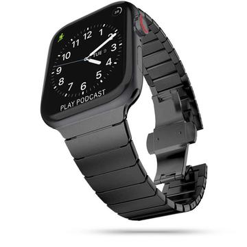 Apple Watch Series Ultra 2/Ultra/9/8/SE (2022)/7/SE/6/5/4 Tech-Protect LinkBand Strap - 49mm/45mm/44mm/42mm - Black