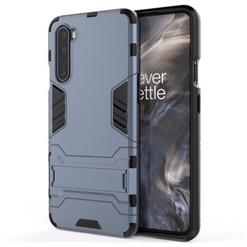 OnePlus Nord Armor Series Hybrid Case with Kickstand - Blue