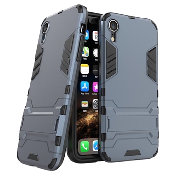 iPhone XR Armor Series Hybrid Case with Stand - Grey