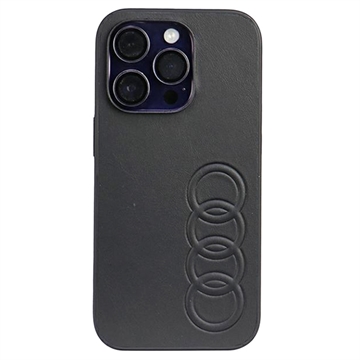 iPhone 14 Pro Audi TT D1 Coated Hybrid Case - Black