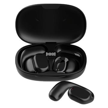 B66 Smart Bluetooth Translator Earbuds Real Time Earphone Translator Device for Business Travel Learning - Black
