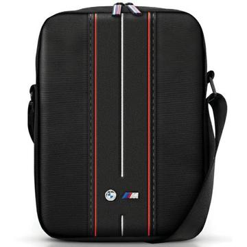 BMW M Collection Nylon Crossbody Tablet Bag - 8 - Red Stripe / Black