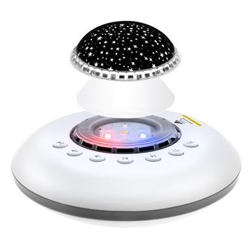 Baby Sleep Aid/Sound Machine with White Noise, Star Projector and Night Light - White