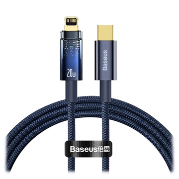 Baseus Explorer USB-C / Lightning Cable 20W - 1m - Blue