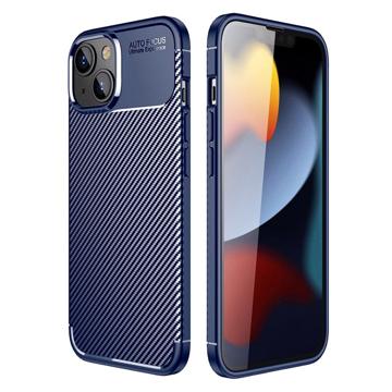 Beetle Carbon Fiber iPhone 14 Plus Case - Blue
