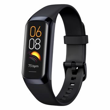 C60 1.1 inch Waterproof Smart Watch Heart Rate Blood Oxygen Monitor Body Temperature Detection Fitness Tracker Sports Smart Wristband - Black