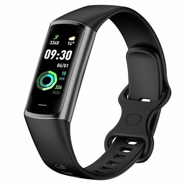 C68 1.1 Smart Bracelet Slim Fitness Watch with Heart Rate Health Monitoring - Black