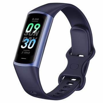 C68 1.1 Smart Bracelet Slim Fitness Watch with Heart Rate Health Monitoring - Blue