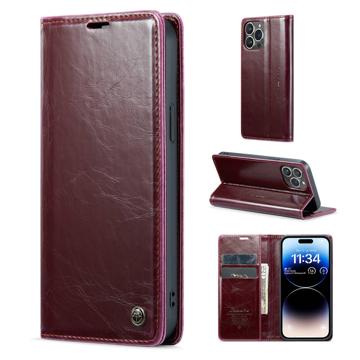 Caseme 003 Series iPhone 14 Pro Wallet Case - Red