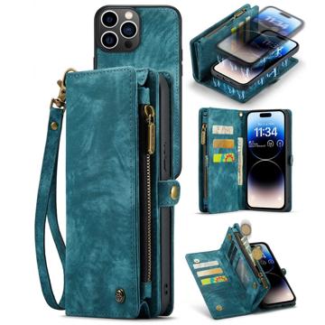 Caseme 2-in-1 Multifunctional iPhone 14 Pro Max Wallet Case - Blue