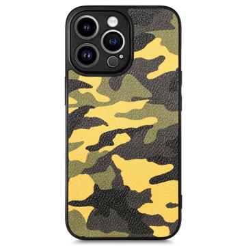 Camouflage Series iPhone 14 Pro Hybrid Case - Yellow