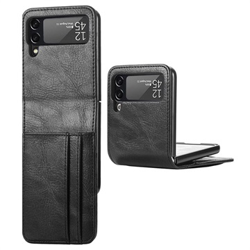Card Series Samsung Galaxy Z Flip4 Wallet Case - Black