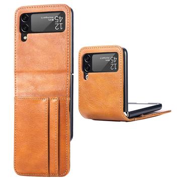 Card Series Samsung Galaxy Z Flip4 Wallet Case - Brown