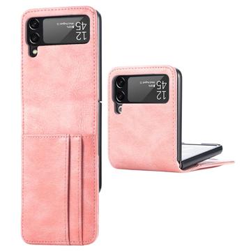 Card Series Samsung Galaxy Z Flip4 Wallet Case - Pink