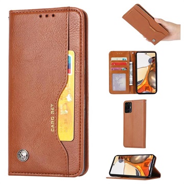 Card Set Series Xiaomi 11T/11T Pro Wallet Case - Brown