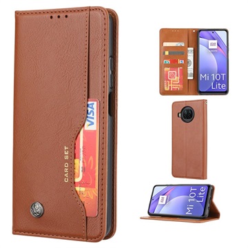 Card Set Series Xiaomi Mi 10T Lite 5G Wallet Case - Brown