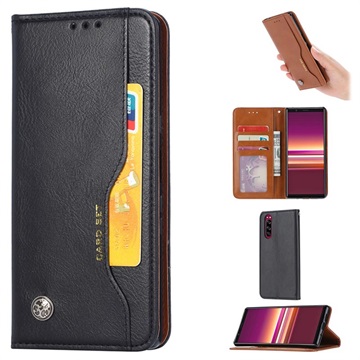 Card Set Series Sony Xperia 5 Wallet Case - Black