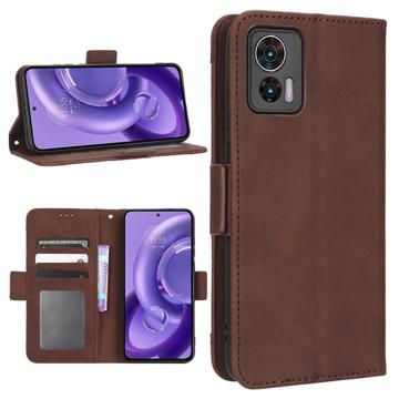Cardholder Series Motorola Edge 30 Neo Wallet Case - Brown