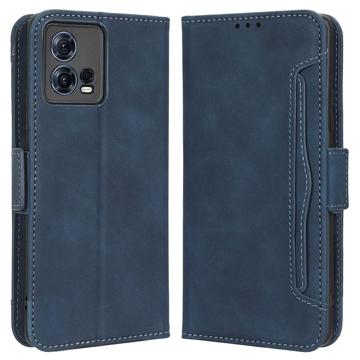 Cardholder Series Motorola Moto S30 Pro/Edge 30 Fusion Wallet Case - Blue