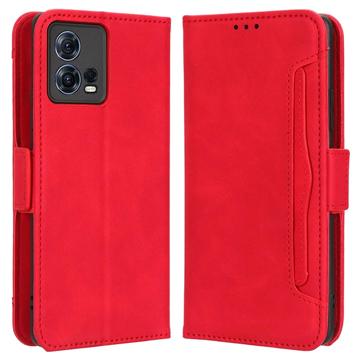Cardholder Series Motorola Moto S30 Pro/Edge 30 Fusion Wallet Case - Red