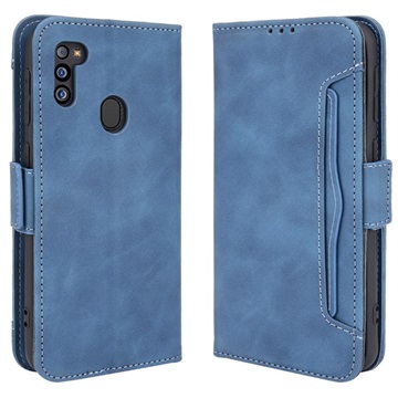 Cardholder Series Samsung Galaxy M21 2021 Wallet Case - Blue