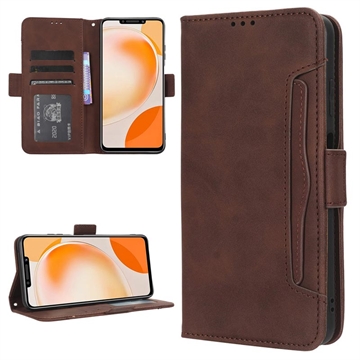 Cardholder Series Huawei Enjoy 60X Wallet Case - Brown