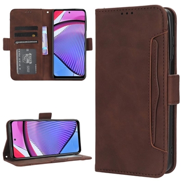 Cardholder Series Motorola Moto G Power 5G Wallet Case - Brown