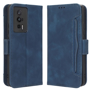 Xiaomi Poco F5 Pro/Redmi K60 Cardholder Series Wallet Case - Blue
