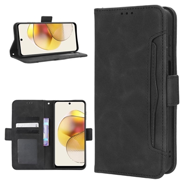Cardholder Series Motorola Moto G73 Wallet Case - Black