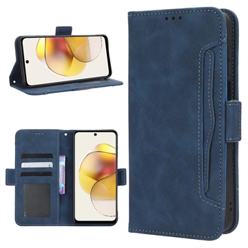 Cardholder Series Motorola Moto G73 Wallet Case - Blue