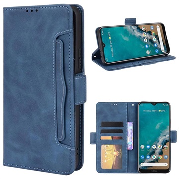 Cardholder Series Nokia G50 Wallet Case - Blue