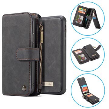 Caseme 2-in-1 Multifunctional iPhone XS Max Wallet Case - Black