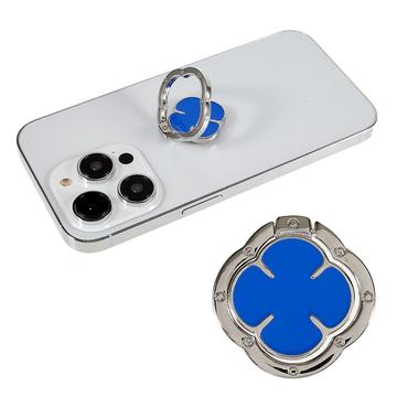Clover Series Universal Ring Holder for Smartphones - Blue