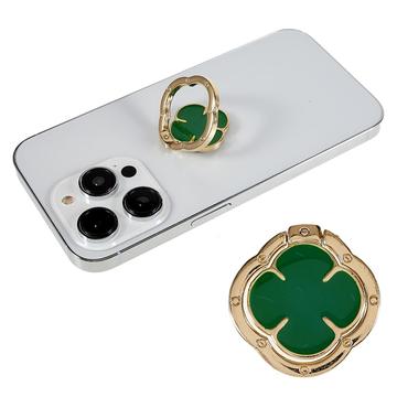 Clover Series Universal Ring Holder for Smartphones - Green