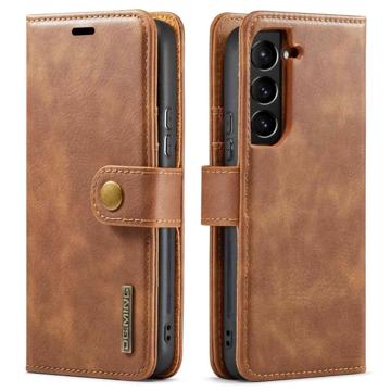 DG.Ming Samsung Galaxy S23 5G Detachable Wallet Leather Case - Brown