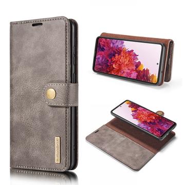 Samsung Galaxy S20 FE DG.Ming Detachable Wallet Leather Case - Grey