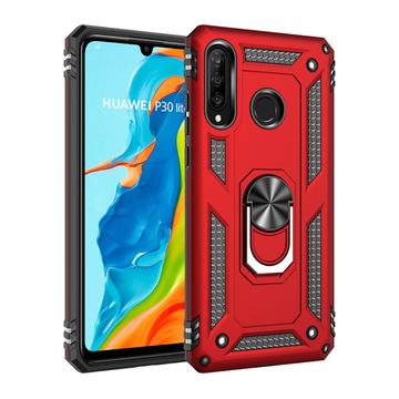 Huawei P30 Lite Defender Series Hybrid Case - Red