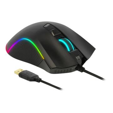 Delock Optical Wired Gaming Mouse - Black