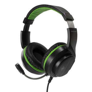 Deltaco GAM-128 Wired Gaming Headset - Black / Green