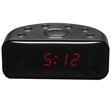 Photos - Radio / Clock Denver CR-430 FM Clockradio with PLL Radio - Black 