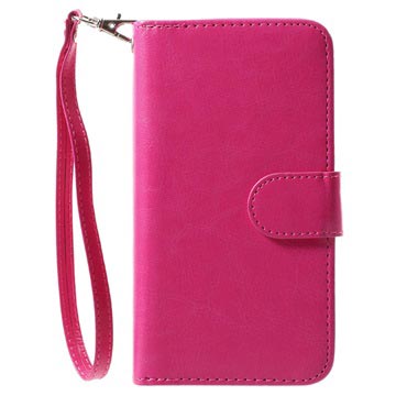 iPhone X / iPhone XS Detachable 2-in-1 Wallet Case - Hot Pink