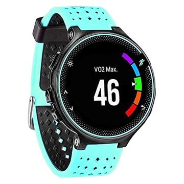 Dual-Color Garmin Forerunner 235/630/735 Silicone Sports Strap - Baby Blue / Black