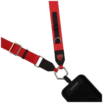 Ducati Universal Adjustable Smartphone Lanyard - Red