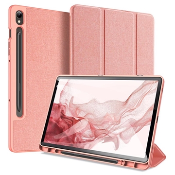 Samsung Galaxy Tab S9 Dux Ducis Domo Tri-Fold Smart Folio Case - Pink