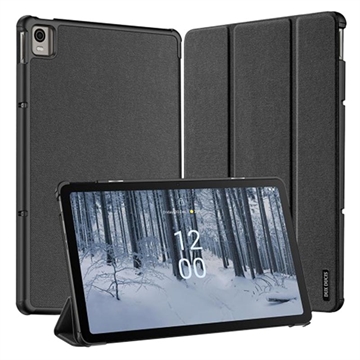 Dux Ducis Domo Nokia T21 Tri-Fold Smart Folio Case - Black