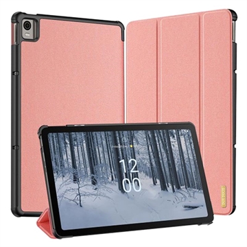 Dux Ducis Domo Nokia T21 Tri-Fold Smart Folio Case - Pink