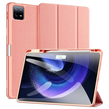 Dux Ducis Domo Xiaomi Pad 6/Pad 6 Pro Tri-Fold Smart Folio Case - Pink
