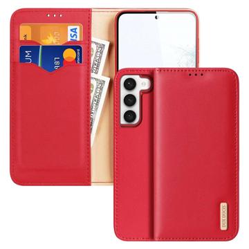 Dux Ducis Hivo Samsung Galaxy S23 5G Wallet Leather Case - Red