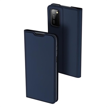 Dux Ducis Skin Pro Samsung Galaxy A03s Flip Case - Blue